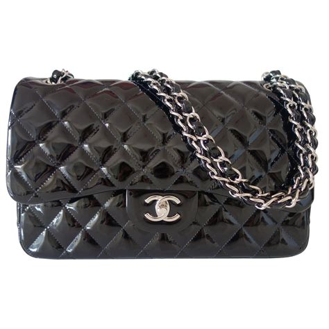 sac chanel noir vernis